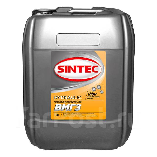 Масло гидравлическое Sintec ВМГЗ, 20L, минеральное, 20,00 л. Вязкость ...
