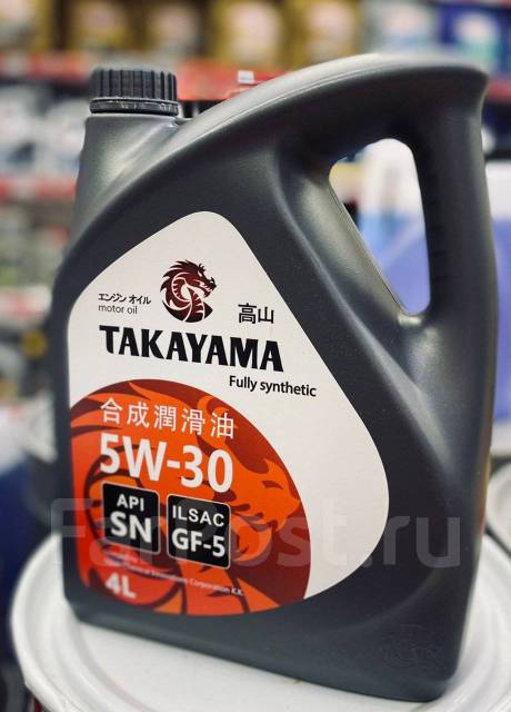 Масло мотор. Takayama 5w30 GF-5/SN синт. 4л, синтетическое, 4,00 л. SN ...