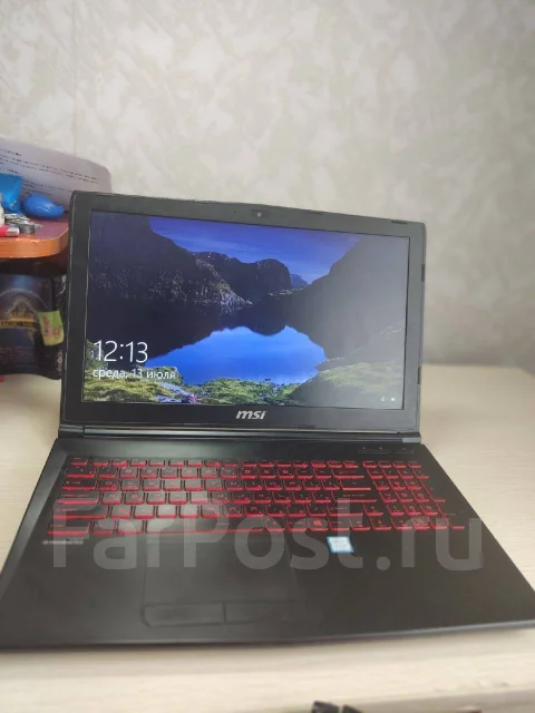 MSI GL62M 7RDX. 15.6", 3,5����, ��� 16 ��, ���� 1 000���, WiFi: 1, Bluetooth: 1, ����������� �� 4��. ����