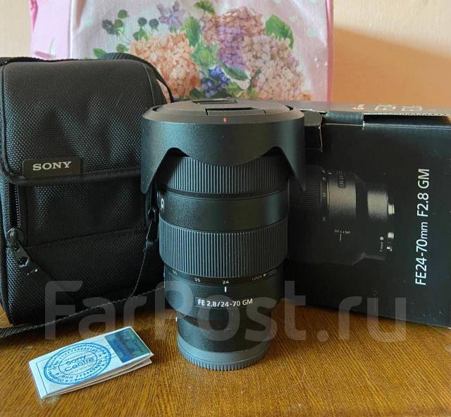 Продам объектив Sony FE24-70 mm F2.8 GM - Объективы во Владивостоке