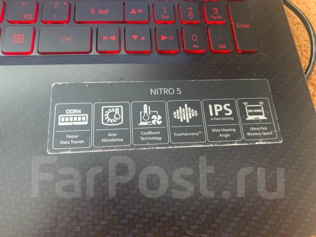 Acer Nitro 5 AN515-52. 2,3����, ��� 12 ��, ���� 1 000���, WiFi: 1, Bluetooth: 1, ����������� �� 2��. ����