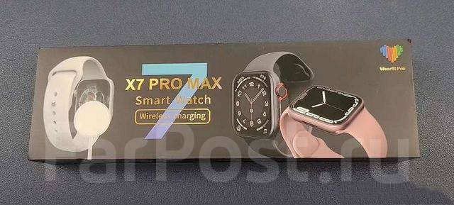 Smart watch X7 pro max (Apple Watch 7 45 mm) чёрные, умные часы, новый ...