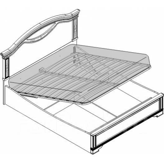 Лючия кровать с подъемным механизмом