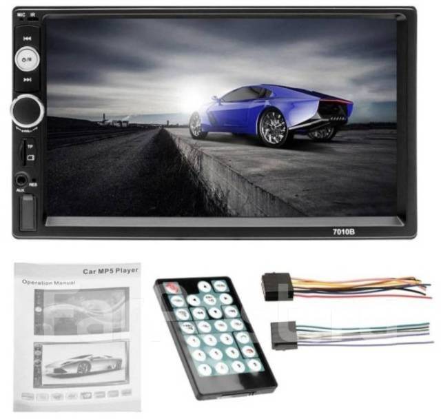 Магнитола, автомагнитола в машину, в авто 2DIN штатный Bluetooth, AUX ...