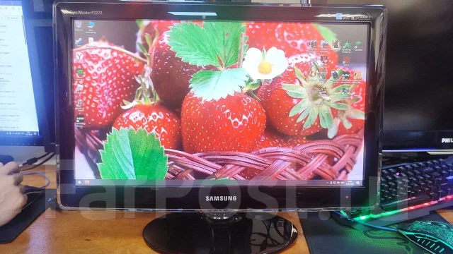 Samsung. 22", ���������� �� (LCD, LED, QLED) ����