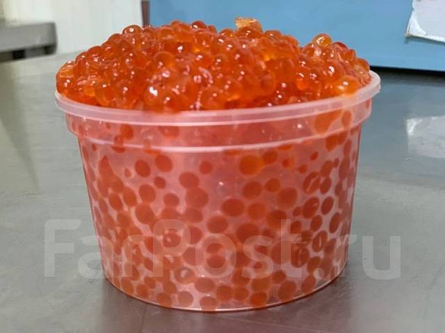 Икра Горбуши морская цена за 1 КГ, в наличии. Цена: 3 500₽ во Владивостоке