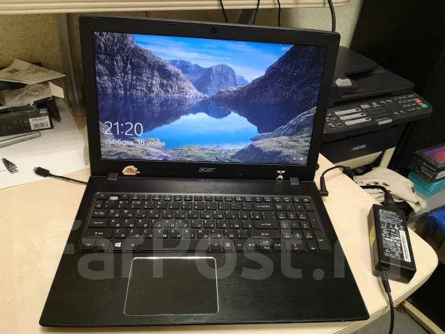 Acer Aspire E5-575G. 15.6", 2,5����, ��� 8 ��, ���� 1 024���, WiFi: 1, Bluetooth: 1, ����������� �� 12��. ����
