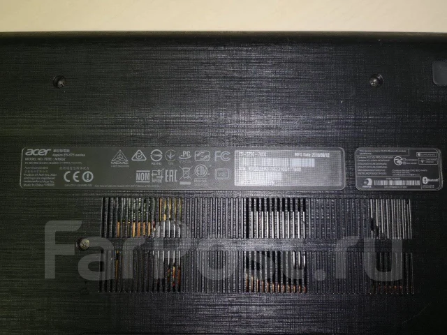 Acer Aspire E5-575G. 15.6", 2,5����, ��� 8 ��, ���� 1 024���, WiFi: 1, Bluetooth: 1, ����������� �� 12��. ����
