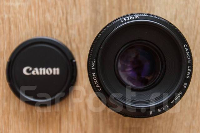 Портретник Canon EF 50mm 1.8 II - Объективы во Владивостоке