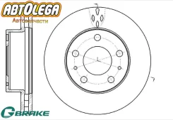 ���� ��������� G-brake FIAT Ducato Citroen Jumper Peugeot Boxer 06- GR20732 ����