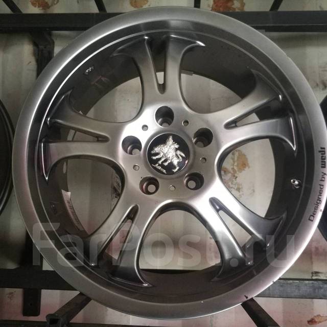 Диски литые б/у R17x7.0 5/114.3 et 35 WEDS, 17", 1 шт, 5x114.3, 4 шт, в ...