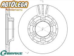  G-brake MMC Delica P0_W, P1_W, P2_W Pajero L04_G, L14_G GR02137 