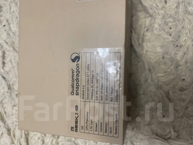 ZTE Geek 2. �/�, ������, 3G, 4G LTE ����