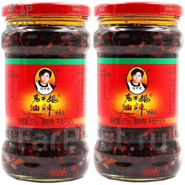 Соус острый Lao Gan Ma Peanuts in Chilli Oil - с хрустящим перцем чили ...