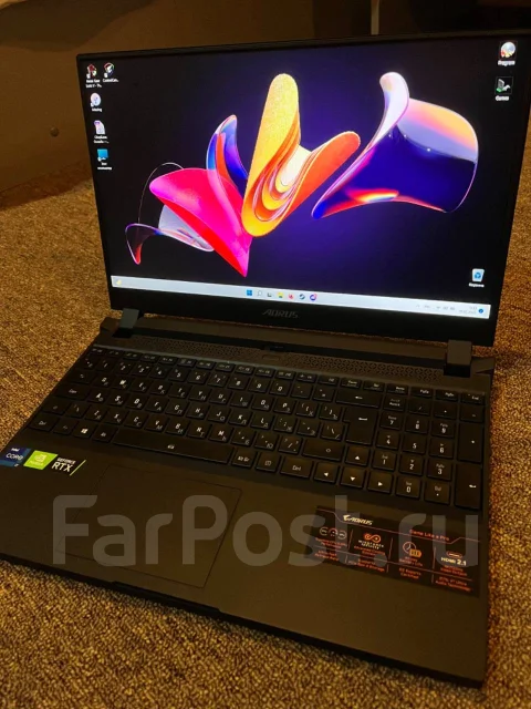 Gigabyte Aorus 15P KD. 15.6", 2,3����, ��� 16 ��, ���� 1 000���, WiFi: 1, Bluetooth: 1, ����������� �� 8��. ����