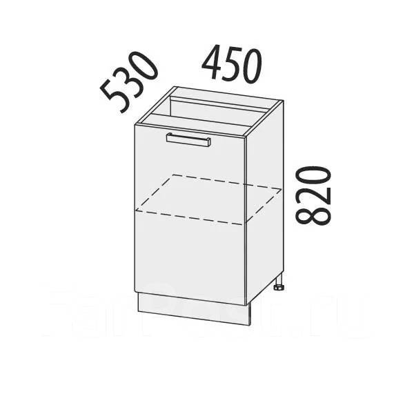 Кухонный шкаф напольный глубиной 45 см