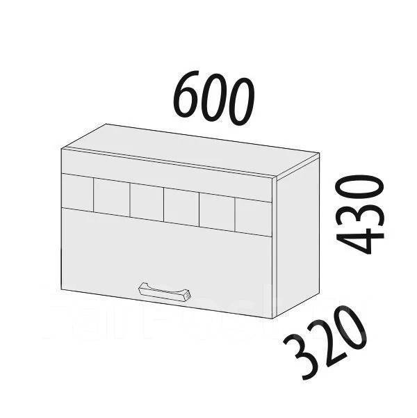 Шкаф навесной над вытяжкой 60 см