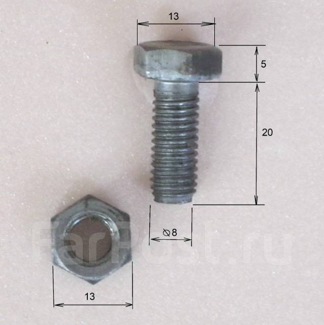 Гайки под 13 ключ. Болт под ключ 13.