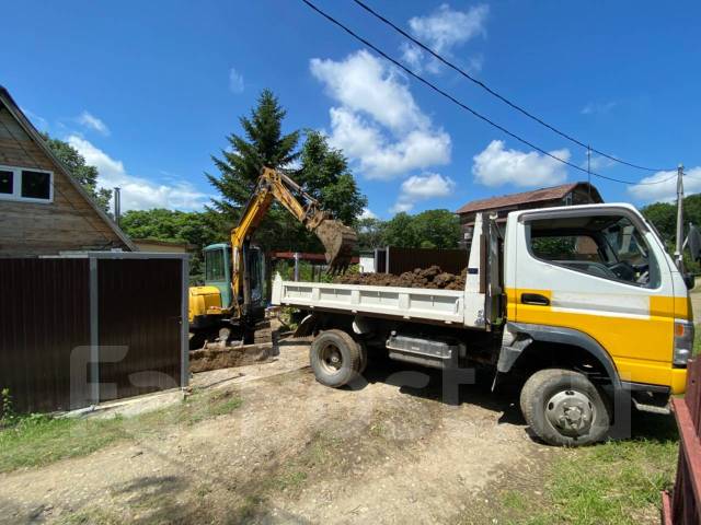 Планировка участка, корчевание, установка дренажа, спил деревьев во ...