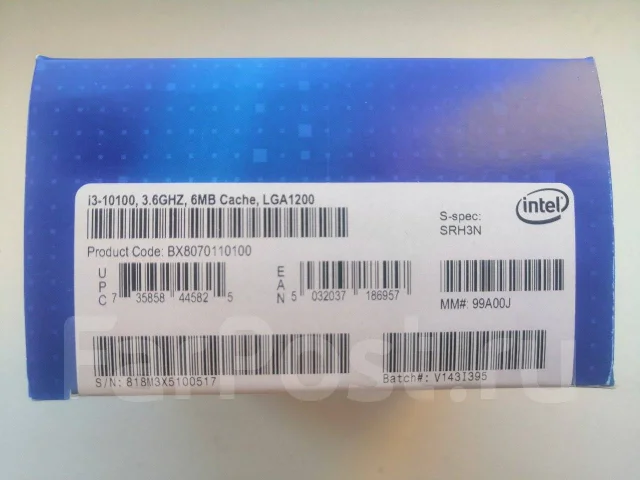 Intel Core i3-10100 ����