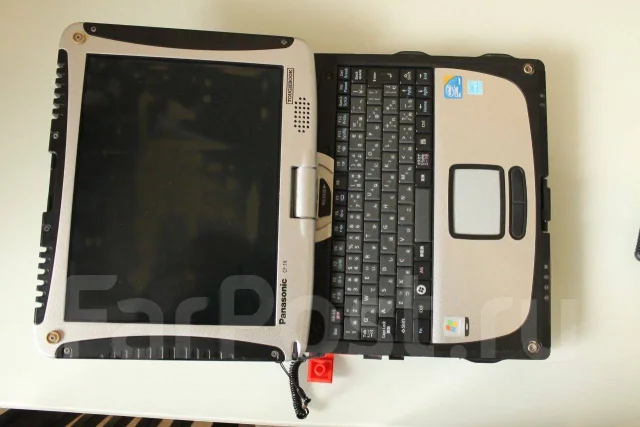 Panasonic Toughbook CF-19. 10.4", 1,2����, ��� 2048 ��, ���� 300���, WiFi: 1, Bluetooth: 1, ����������� �� 8��. ����