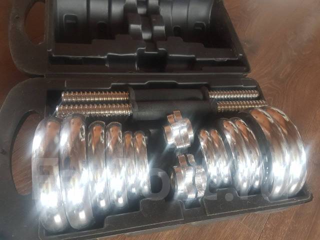 Набор гантелей 20 кг - Тренажеры и спорткомплексы во Владивостоке