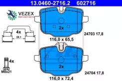 ������� ��������� �������� BMW: 5, 530 d xDrive/530 i/535 i xDrive/550 i/550 i xDrive/M5 Competition, 10-20 ATE 13046027162 13046027162 ����