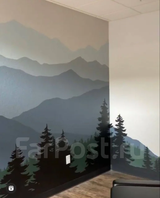 Малярные работы, покраска стен, потолка, услуги маляра в Хабаровске