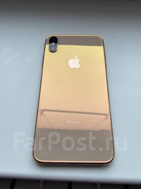 iPhone XS MAX, 512 Gb, Gold. Не работает Face ID. + AirPods 2