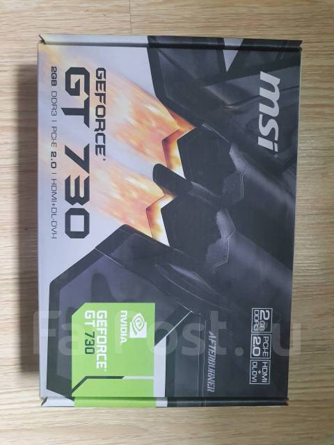 Видеокарта MSI GeForce GT 730 2Gb GDDR3 128 bit - Видеокарты во ...