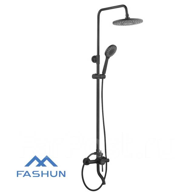 Душевая стойка (шланг с лейкой, троп душ , нерж. 304, черный) А52409-7 ...