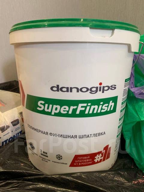 Шпатлёвка Danogips SuperFinish 24кг - Строительные смеси во Владивостоке