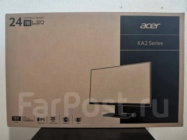 Acer. 24", ���������� �� (LCD, LED, QLED) ����