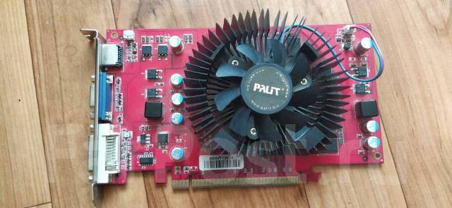Нерабочая Видеокарта Palit GeForce® 9600 GT 1 Гб DDR2, б/у, в наличии ...