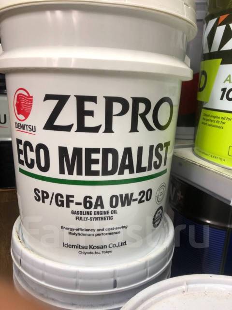 Idemitsu Zepro Eco Medalist 0w20 SN из бочки 1L + Замена 300р ...