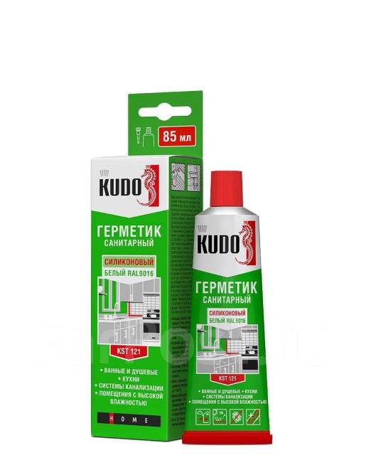 Герметик KUDO силикон санитарный 85мл. белый KST-121, в наличии. Цена ...
