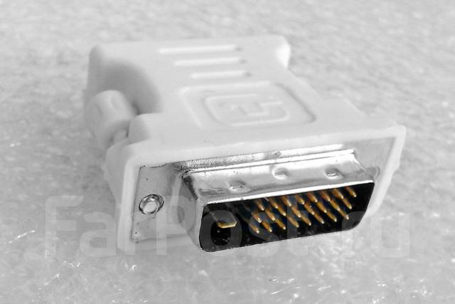 Переходник DVI (24+1) - VGA Новый, в наличии. Цена: 10₽ во Владивостоке