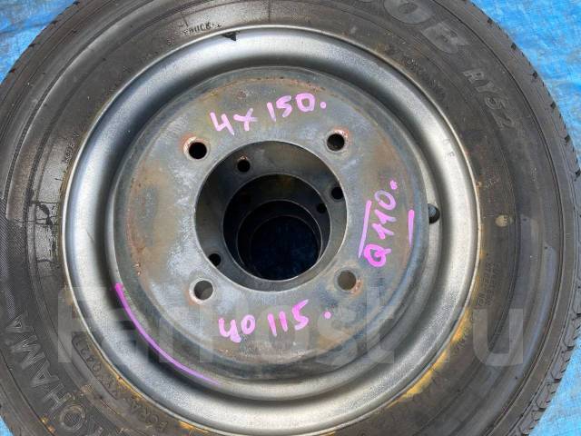 Комплект летних колес на железных дисках 145 R12 LT. Q110 Yokohama Job ...