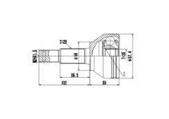 Narichin NUP2022 ���� �������� Nissan Qashqai / Dualis MR20DE J10 / 2W NUP2022 ����