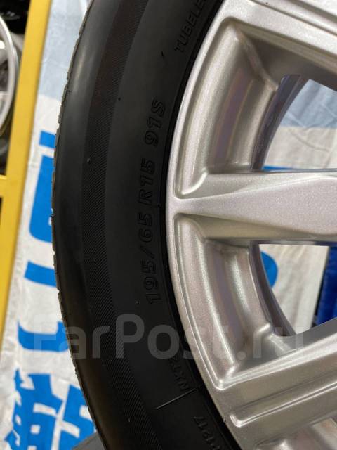 Диски R15(4*100) Balminum+Резина 195/65/15 лето (2020года) Bridgestone ...