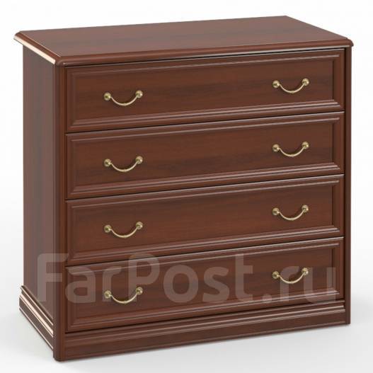 Комод 4 ящика, новый, в наличии. Цена: 39 190₽ во Владивостоке