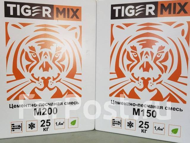 ЦПС 25 кг TigerMix М150 цемент/песчаная смесь, в наличии во Владивостоке