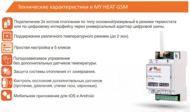 Myheat go подключение к котлу