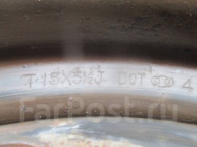 Продам штампованный диск Toyota R15, 15", 1 шт, 6x139.7, 1 шт, б/у, в ...