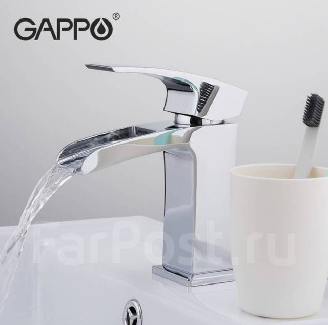 Смеситель для раковины каскадный излив Gappo G1007-20, в наличии. Цена ...