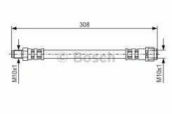 ����� ����. ���. MB W140/W202/W210/W203/W220/Vario 1.8-5.0 93 L=308 Bosch 1987476427 1987476427 ����
