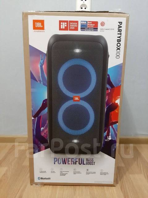 Портативная Акустика Аудиосистема Колонка JBL PartyBox 100 ...