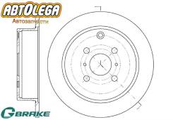 ���� ��������� ���. G-brake Toyota Corolla #E120 IST NCP6#/Lifan Solano GR01355 ����