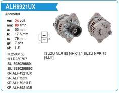��������� Isuzu NLR 85 [4HK1] / Isuzu NPR 75 [4JJ1] 24V, 80A Krauf ALH8921WA ����