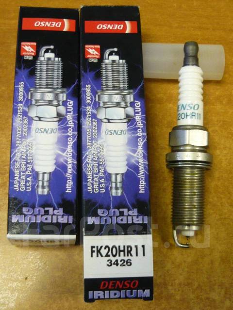 Свеча зажигания Denso FK20HR11 3426 (2 шт) купить во Владивостоке по ...